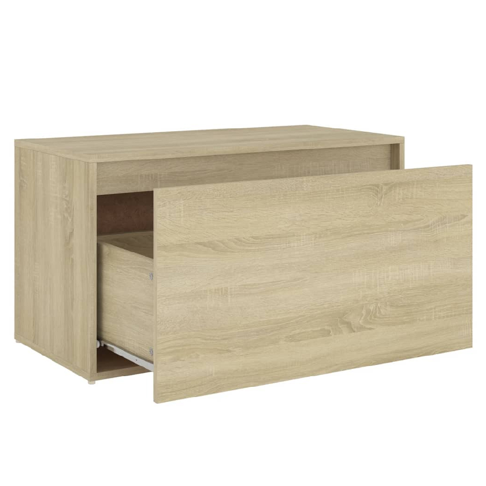 Florence Wooden Hallway Seating Bench In Sonoma Oak