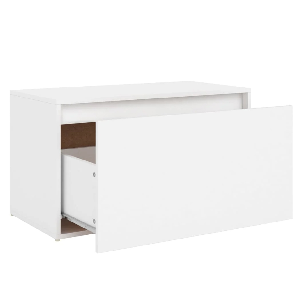 Florence Wooden Hallway Seating Bench In White