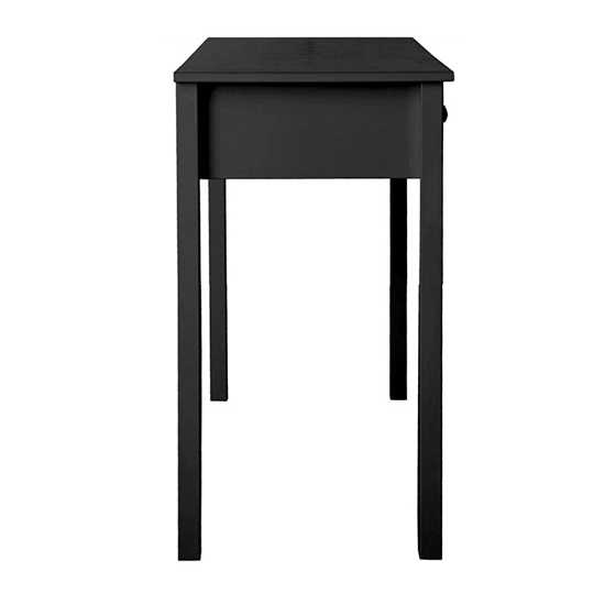 Flosteen Wooden 3 Drawers Dressing Table In Black_3