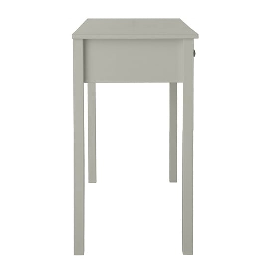 Flosteen Wooden 3 Drawers Dressing Table In Soft Grey_3