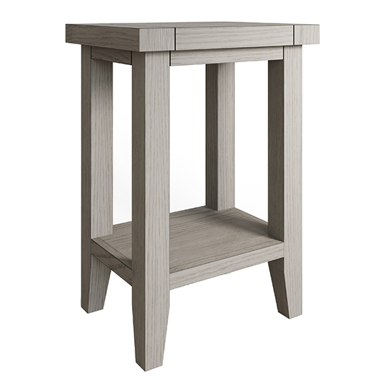 Floyd Wooden Side Table In Grey Oak FiF