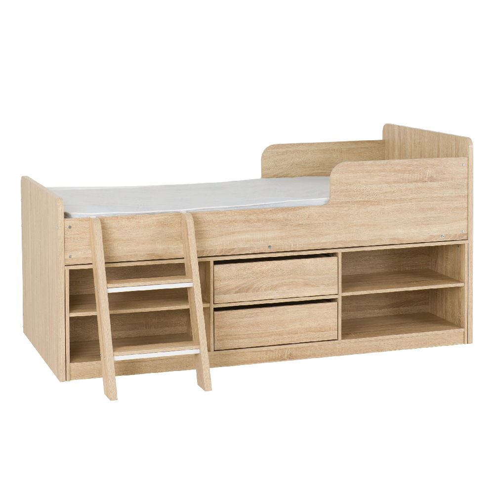 Read more about Floyd wooden low sleeper children bed in sonoma oak
