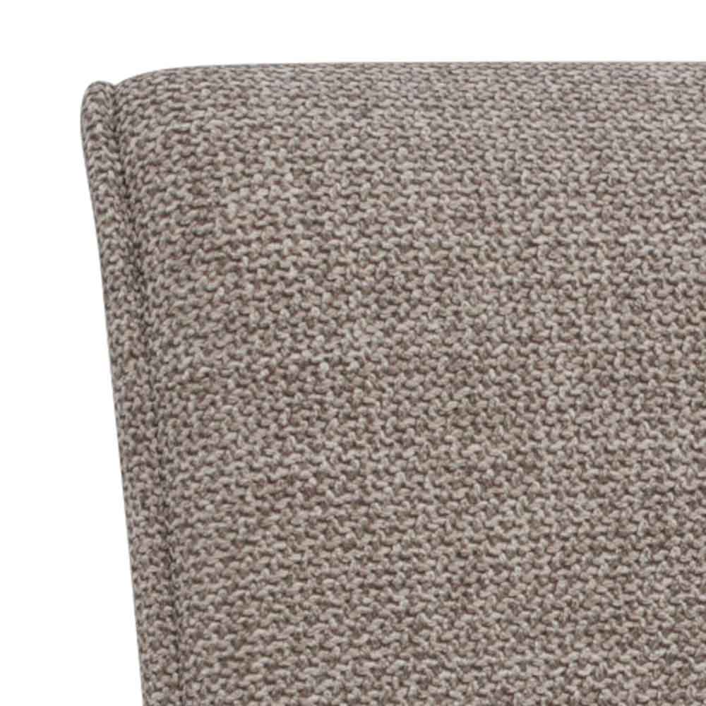 Flynt Fabric Home And Office Chair - Light Grey And Brown