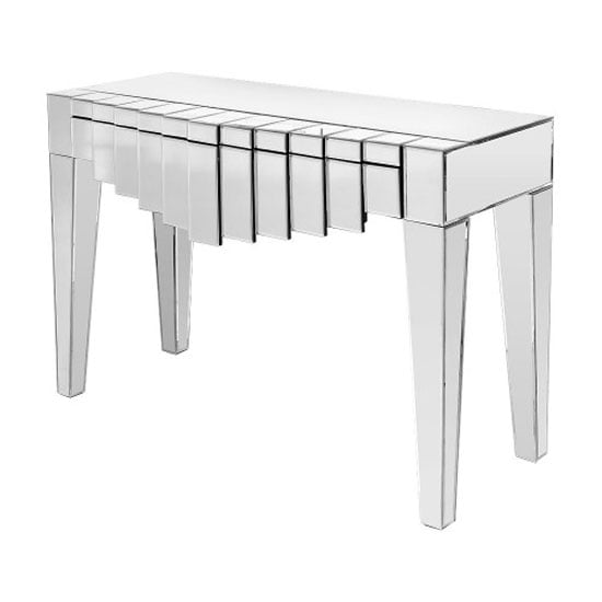 Manhatten Mirrored Console Table With Drawers 19440