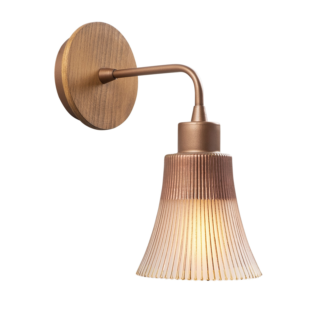 Foca Metal Wall Light in Copper