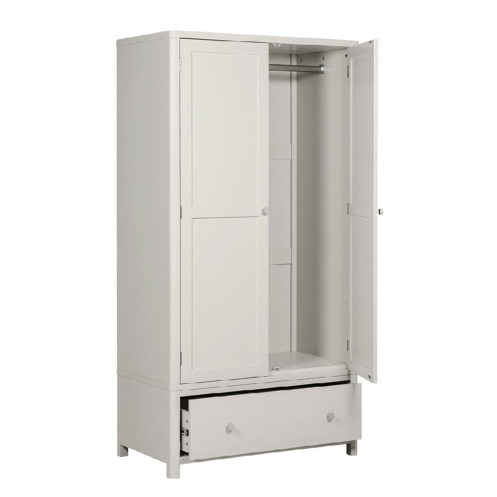 Read more about Folsom wooden wardrobe with 2 doors in natural