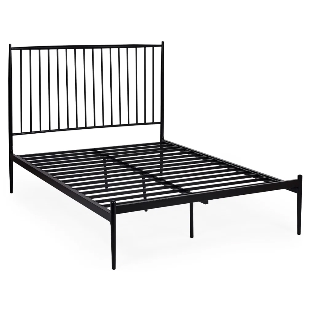 Fomira Metal King Size Bed in Black