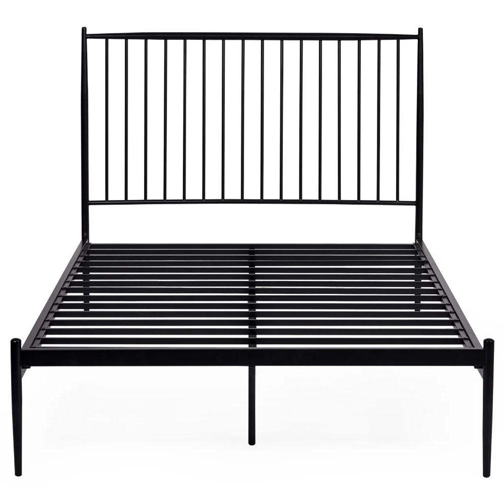 Fomira Metal King Size Bed in Black