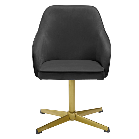 Fulbourn Velvet Home And Office Chair In Black_2