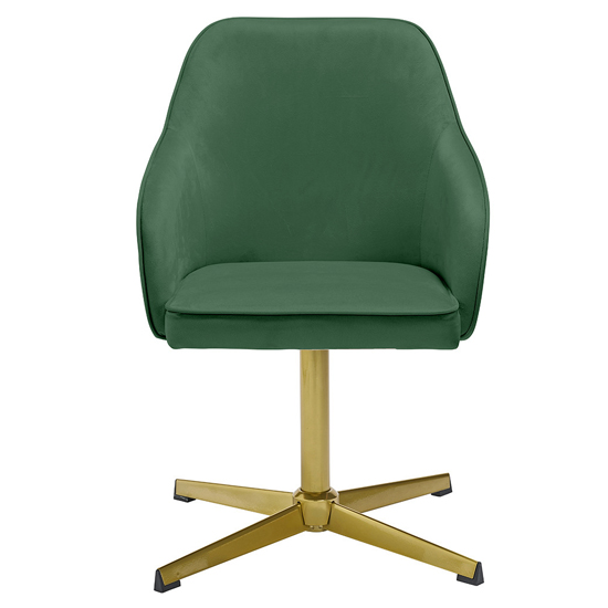 Fulbourn Velvet Home And Office Chair In Green_2