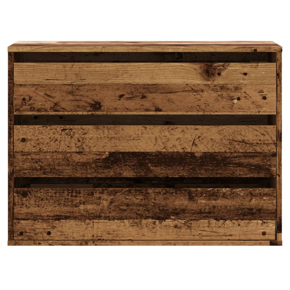 Fontana Wooden Chest Of 3 Drawers In Brown Oak