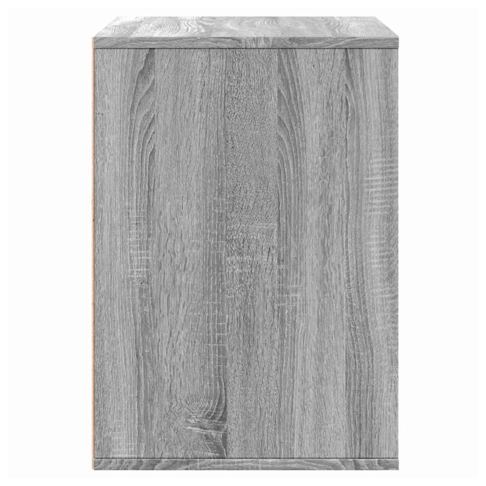 Fontana Wooden Chest Of 3 Drawers In Grey Sonoma
