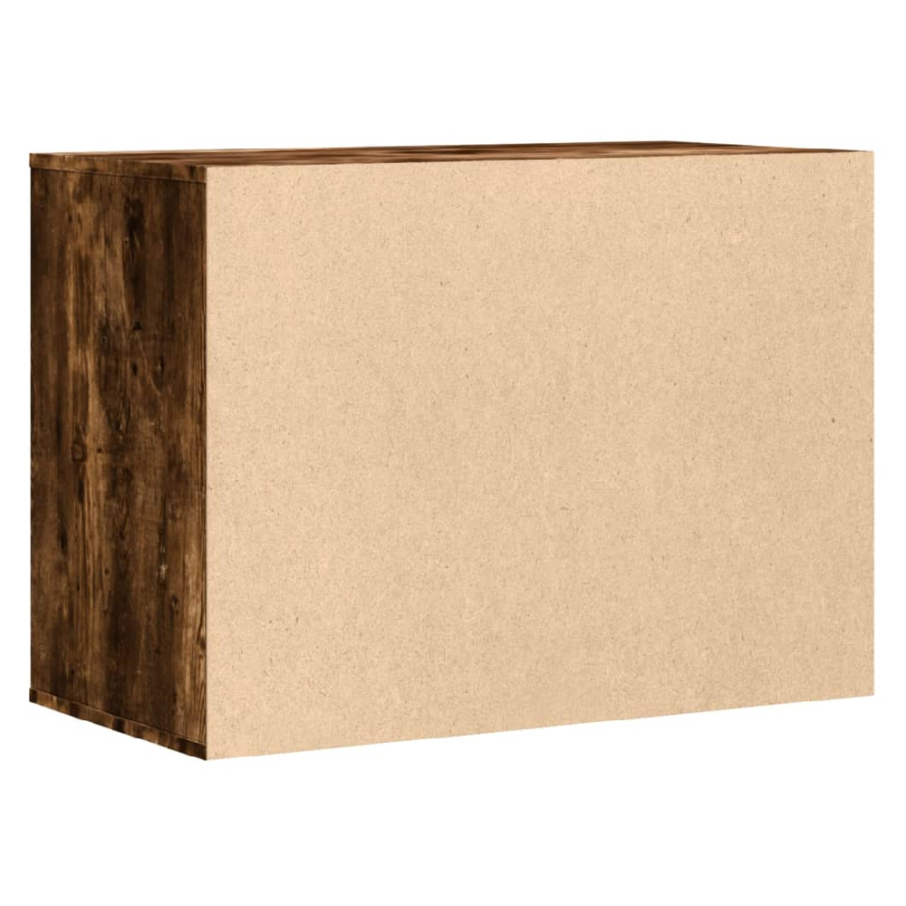 Fontana Wooden Chest Of 3 Drawers In Smoked Oak