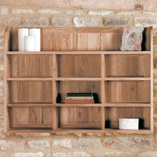 Product photograph of Fornatic Reversible Wall Shelving Unit In Mobel Oak from Furniture in Fashion