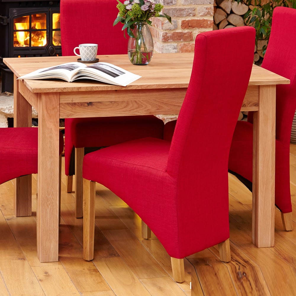 Fornatic Small Wooden Dining Table In Oak