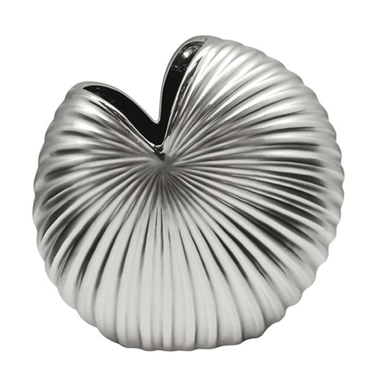 Read more about Fountain ceramic medium decorative vase in silver