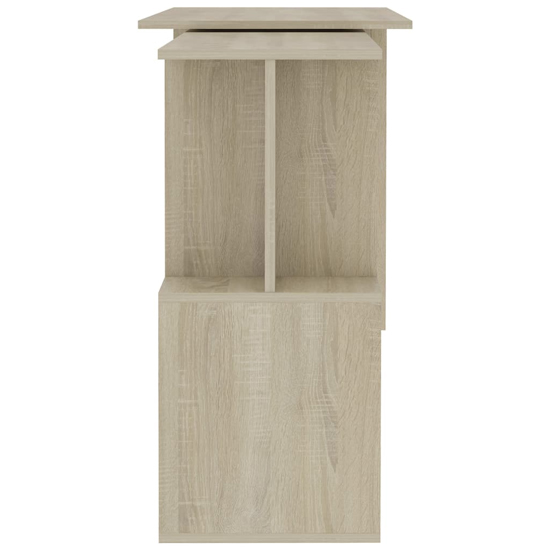 Fowey Wooden Laptop Desk Corner In Sonoma Oak