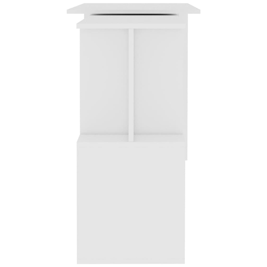 Fowey Wooden Laptop Desk Corner In White