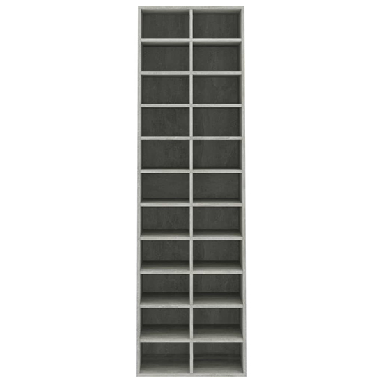 Fraley Shoe Storage Cabinet With 22 Shelves In Concrete Effect