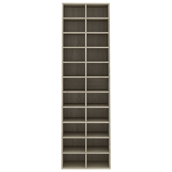 Fraley Shoe Storage Cabinet With 22 Shelves In Sonoma Oak