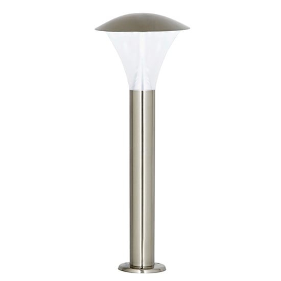Product photograph of Francis Led Outdoor Post In Brushed Stainless Steel from Furniture in Fashion