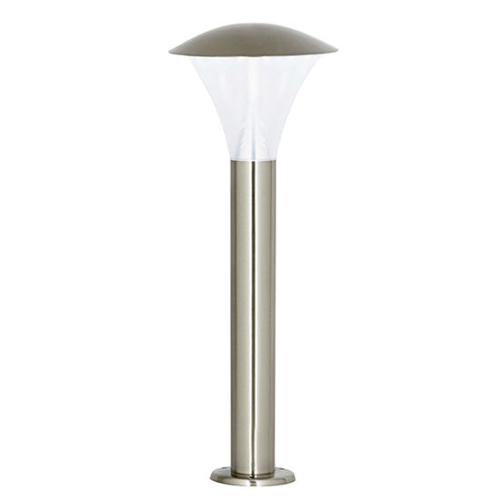 Product photograph of Francis Led Outdoor Post In Brushed Stainless Steel from Furniture in Fashion