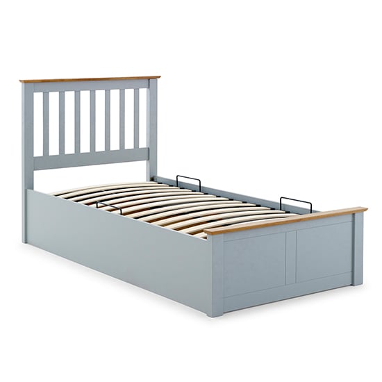 Francis Wooden Ottoman Storage Single Bed In Grey_6