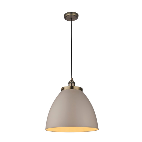 Franklin Large Pendant Light In Brass