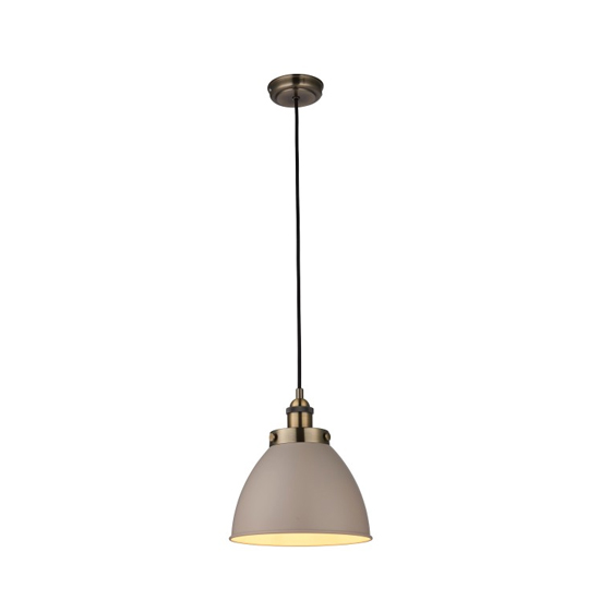 Franklin Small Pendant Light In Brass Furniture in Fashion