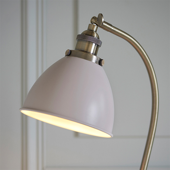 Franklin Task Table Lamp In Taupe And Antique Brass_3