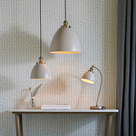 Franklin Task Table Lamp In Taupe And Antique Brass_5