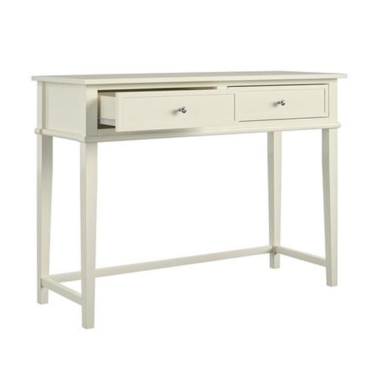 Franklin Wooden Laptop And Writing Desk In White Furniture In