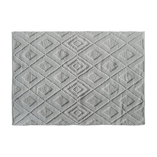 Photo of Freeport hand-woven rectangular large wool rug in cream