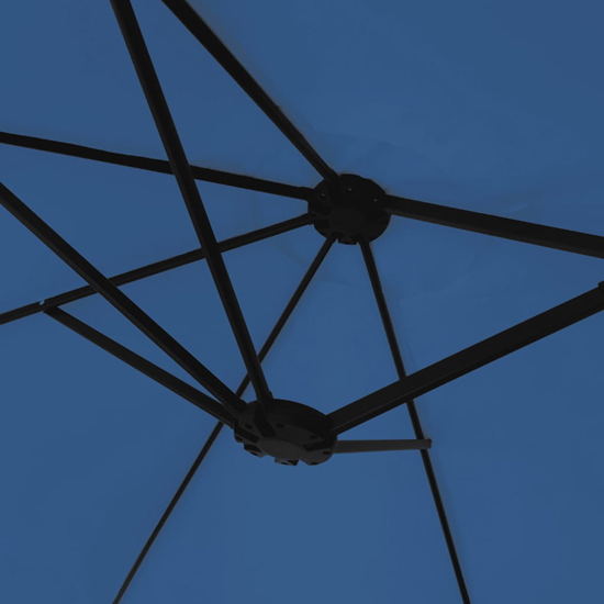 Garlon Double-Head Fabric Parasol In Azure Blue