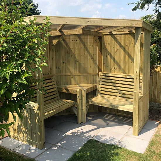 Read more about Fresta wooden occaisonal seating garden room