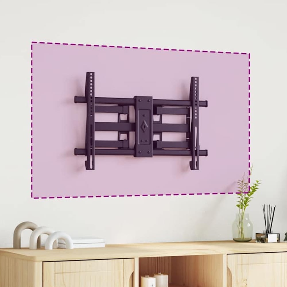 Friant Large Steel TV Wall Mount Bracket In Black