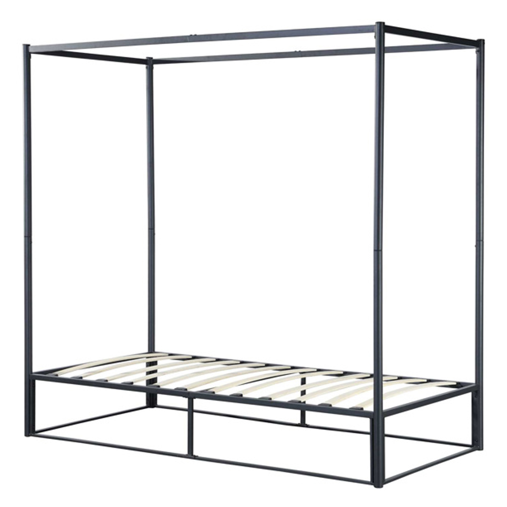 Friant Metal Single Bed In Black