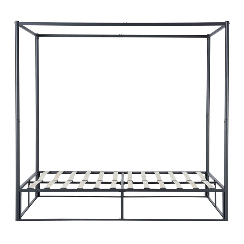 Friant Metal Small Double Bed In Black