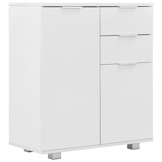 Friso High Gloss Sideboard With 2 Doors 2 Drawers In White_2