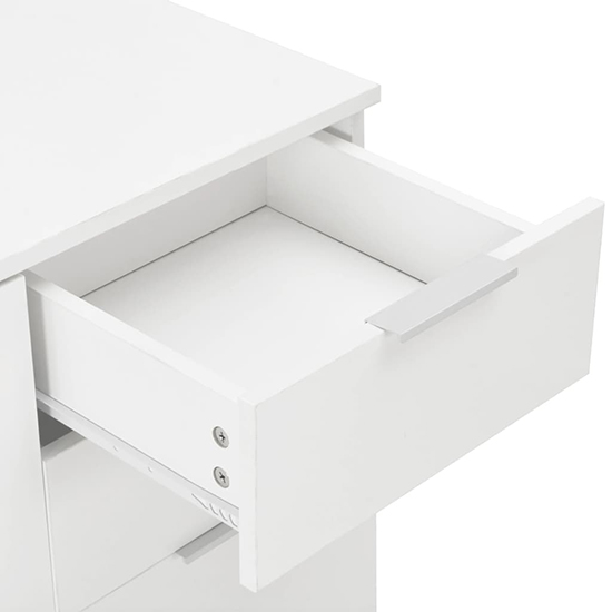 Friso High Gloss Sideboard With 2 Doors 2 Drawers In White_5