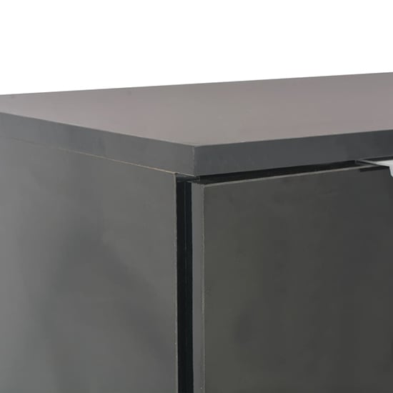 Friso High Gloss Sideboard With 3 Doors 2 Drawers In Black_4