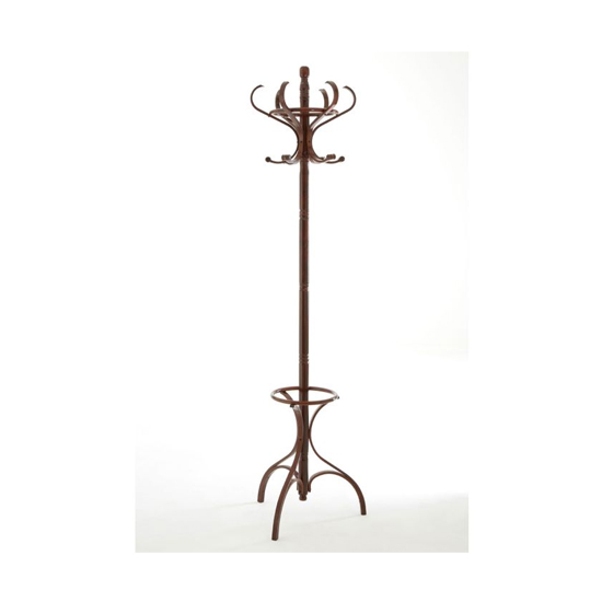 Friston Floor Standing Wooden Coat Stand In Walnut_2