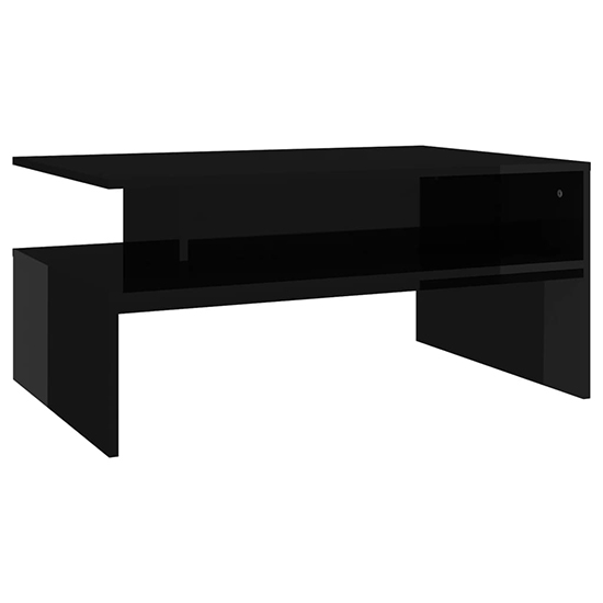 Fritzi High Gloss Coffee Table With Shelf In Black_2