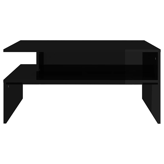 Fritzi High Gloss Coffee Table With Shelf In Black_3