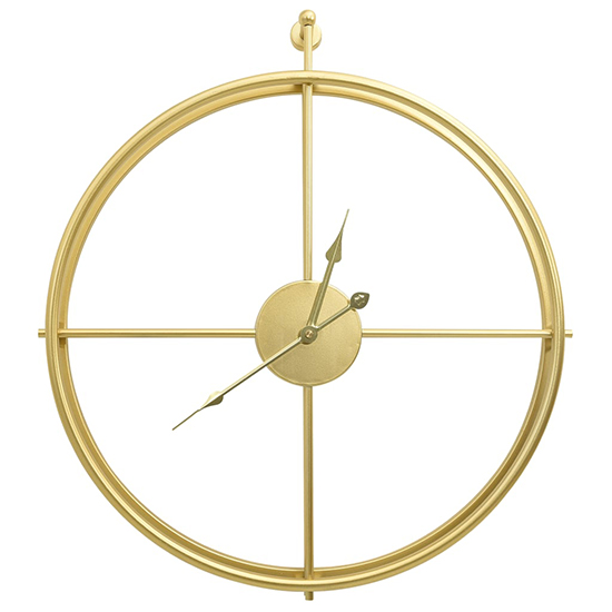 Froim Round Metal Wall Clock In Gold