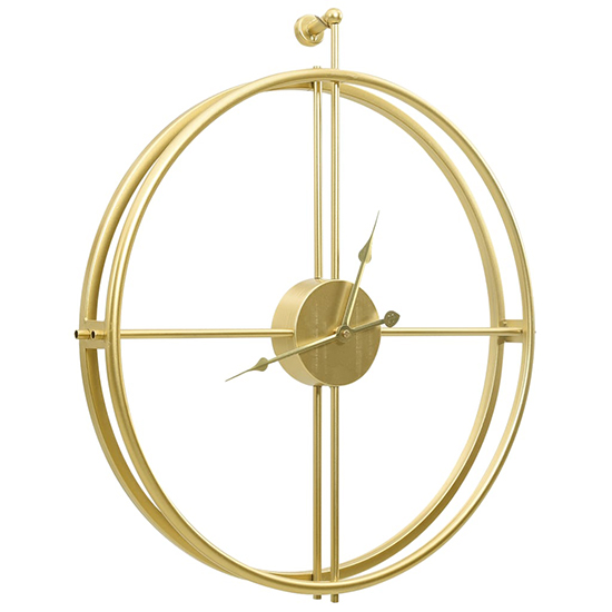 Froim Round Metal Wall Clock In Gold