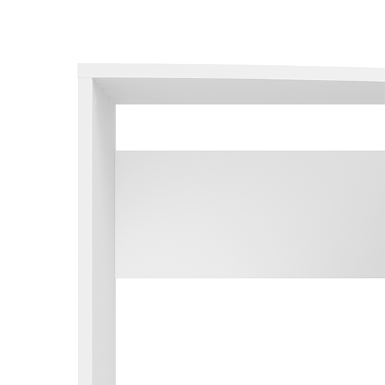 Frosk Wooden Computer Desk With 3 Drawers In White And Grey_4