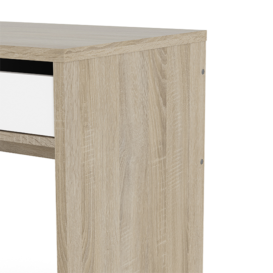 Frosk Wooden Multi-Functional Computer Desk In White And Oak_5