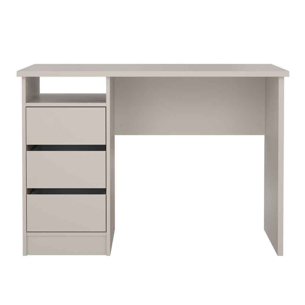 Frosk Wooden Laptop Desk with 3 Drawers in Cashmere