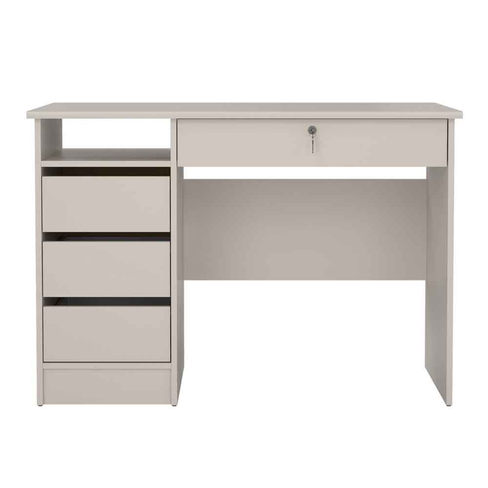 Frosk Wooden Laptop Desk with 4 Drawers in Cashmere
